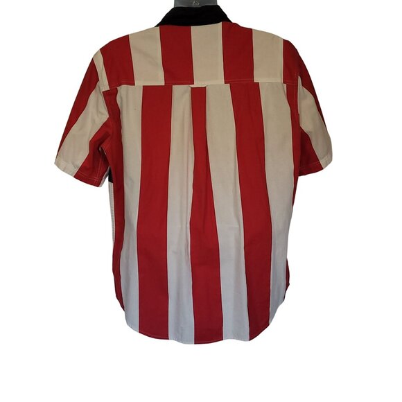 Ivy Crew Shirt Size L Mens Patriotic American Flag Short Sleeve Button-Up - Picture 4 of 6